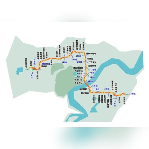 杭州地铁最新规划，构建未来城市交通新格局