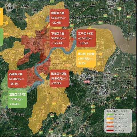 杭州最新房价地图，洞悉城市房产价值变迁