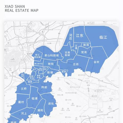 杭州最新各区地图分布详解