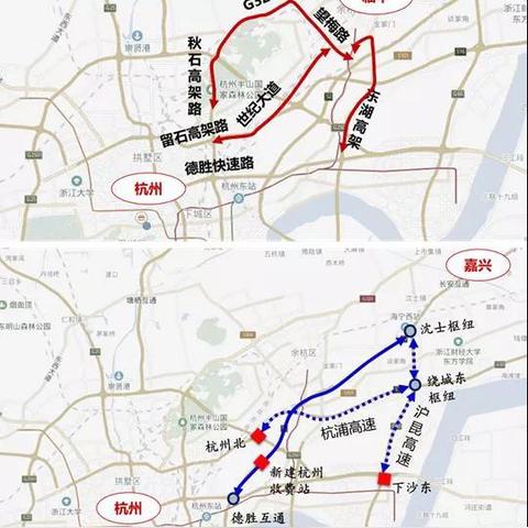 杭州高速扩张规划图最新，城市交通的未来蓝图